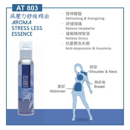 AT803 減壓舒緩精油 AROMA STRESS LESS ESSENCE( 150ml)