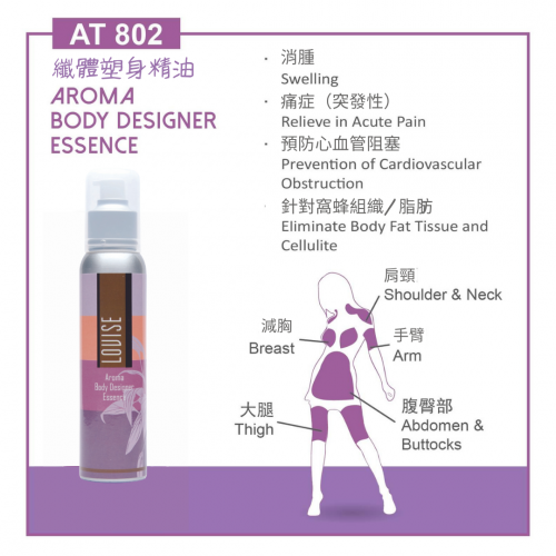 AT802 纖體塑身精油 AROMA BODY DESIGNER ESSENCE (150ml)